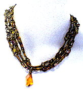 Greek Key Pattern Chain Necklace