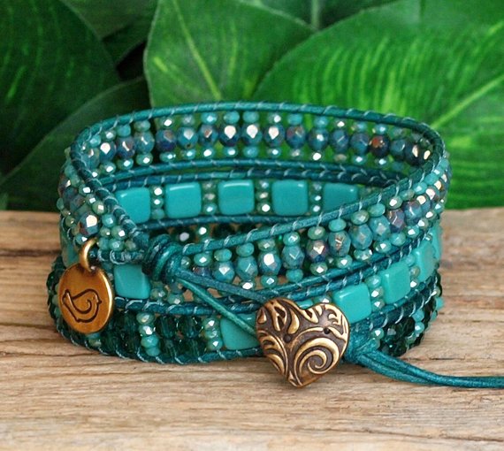 Aztec Wrap Bracelet